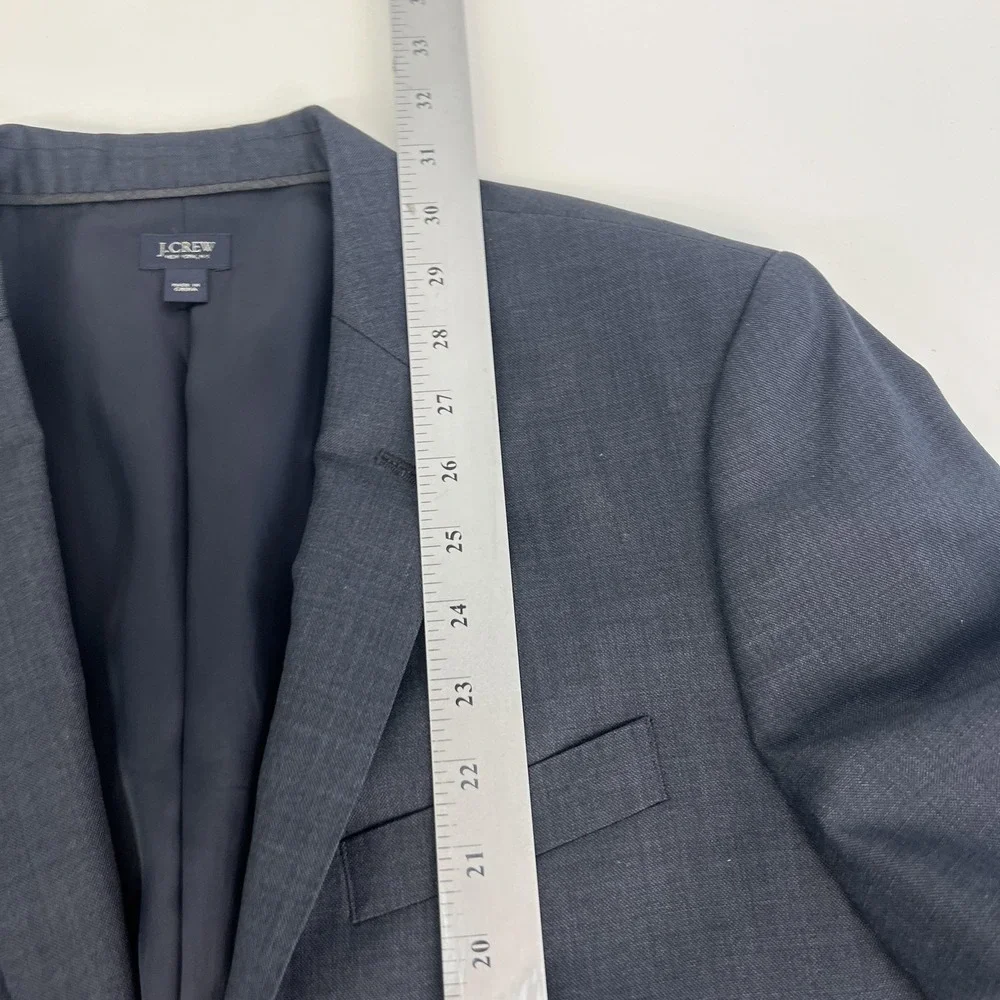 J.Crew Ludlow Blazer Mens 38R Slim Blue Italian Wool Tollegno 1900 Jacket